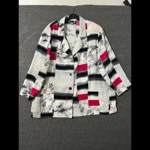 Maggie Barnes Colorful Oversized Blazer